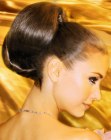 chignon aux lignes pures