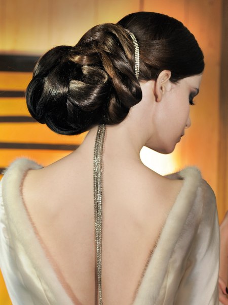 chignon bas de nuque