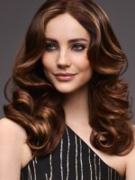 Cheveux marron gold aux reflets dors