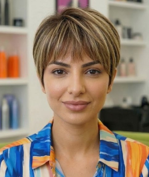 Coiffure courte f&eacute;minine, fra&icirc;che et confortable