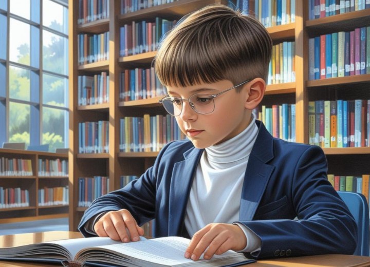 Coupe avec undercut pour petits garçons