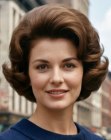 Coiffure bouffant, années 1950