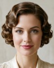 Coiffure courte des années 1930
