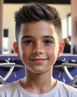 Coupe dégradée pour petit garçon