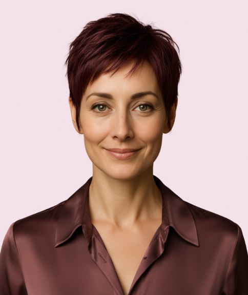 Superbe coupe courte &agrave; l&rsquo;allure audacieuse et lib&eacute;ratrice