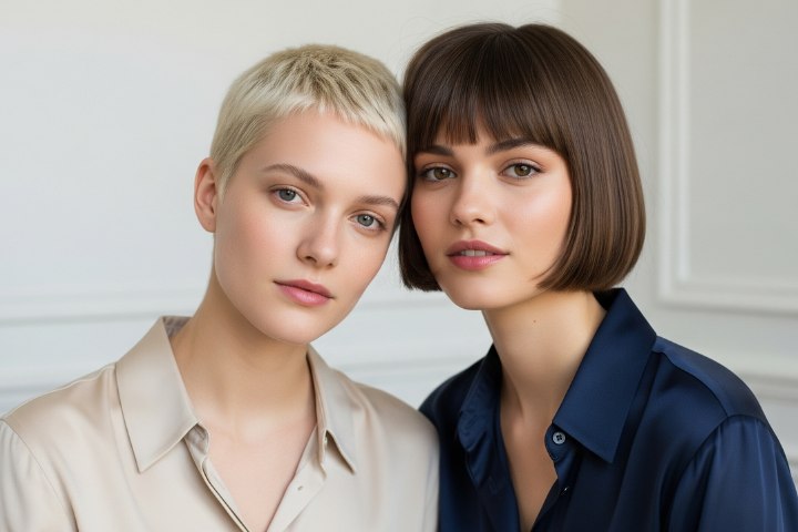 Coupes pour cheveux courts