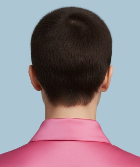 Cheveux ras&eacute;s tr&egrave;s courts pour femmes actives