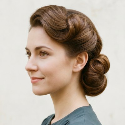 Coiffure ann&eacute;es 1940
