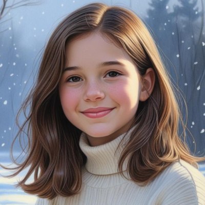 Coiffures d'hiver pour petites filles