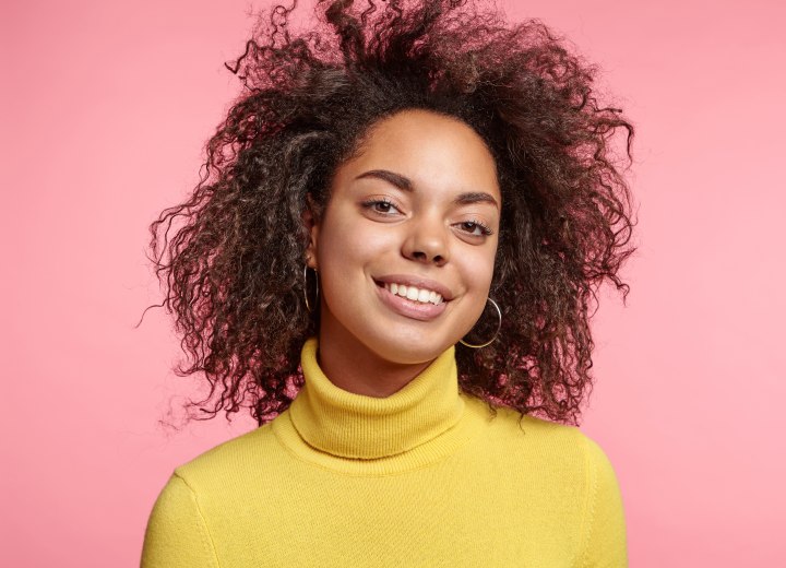 Very curly African hair