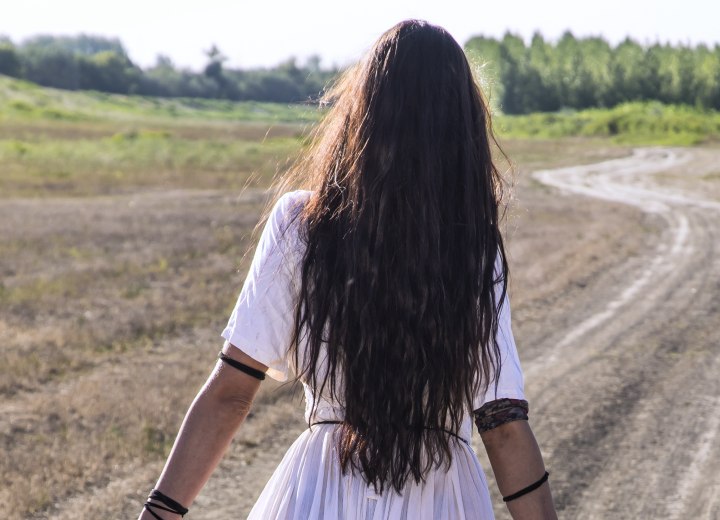 1970s gypsy cut for long hair