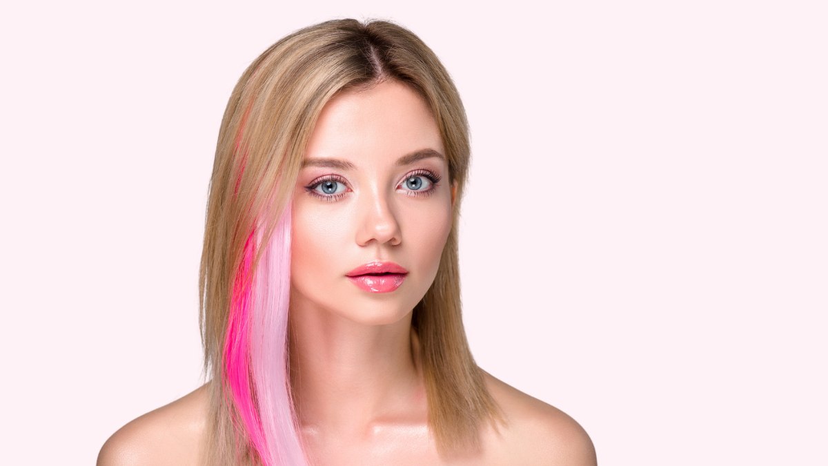 Blonde Hair with Pink Streaks: 10 Ideas for a Bold Look - wide 10