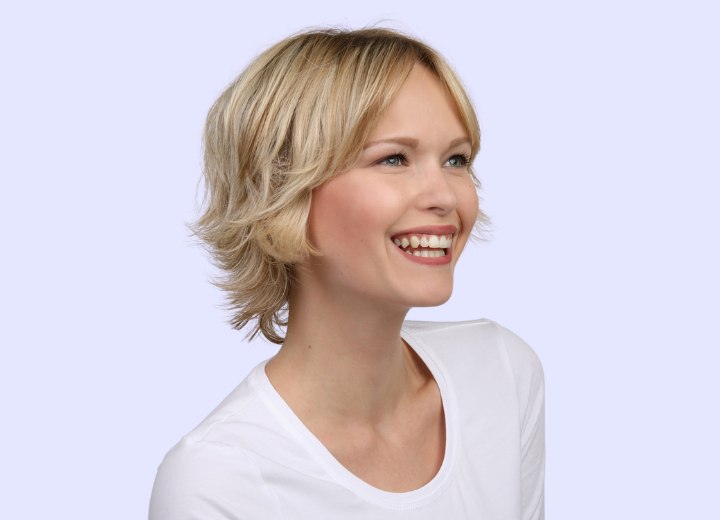 Short haircut for fine hair