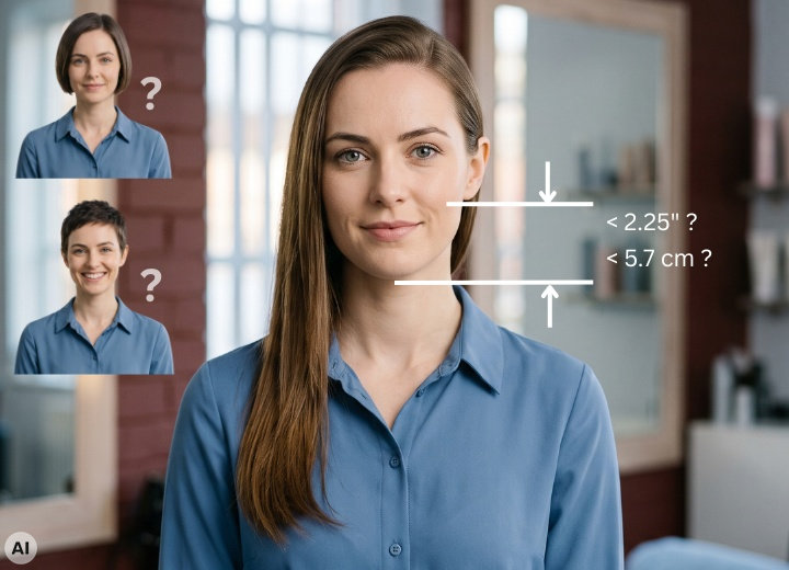 How to check if short hair will flatter you