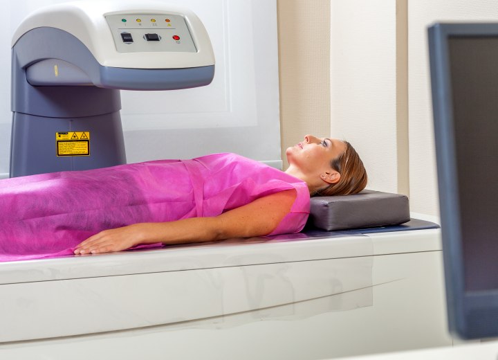 Bone density test