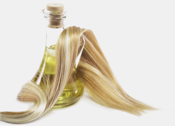 Canola oil and hair