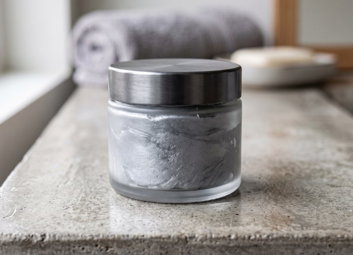Silver hair dye wax