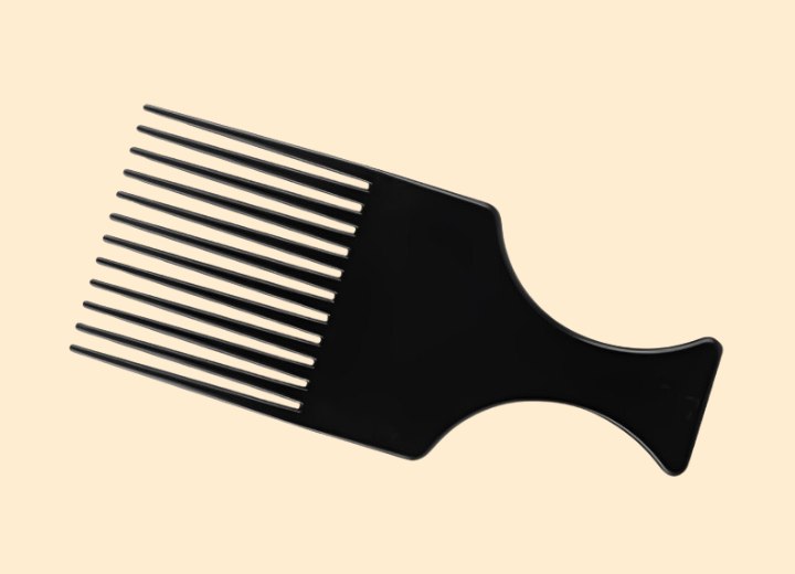 Afro style hair