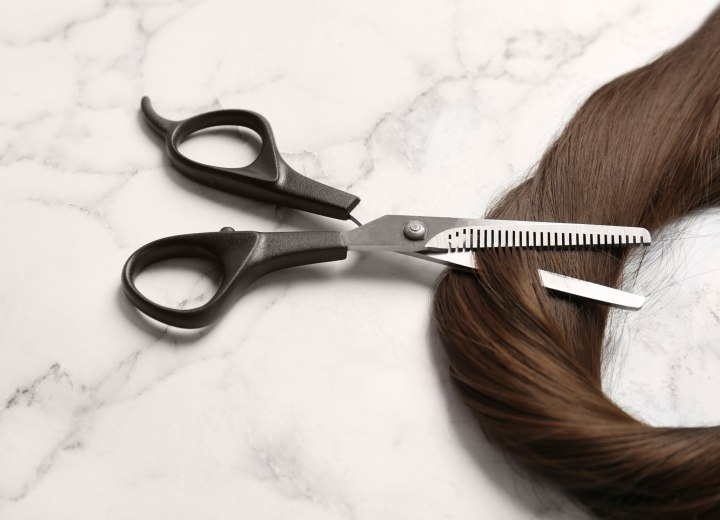 Hair and thinning scissors