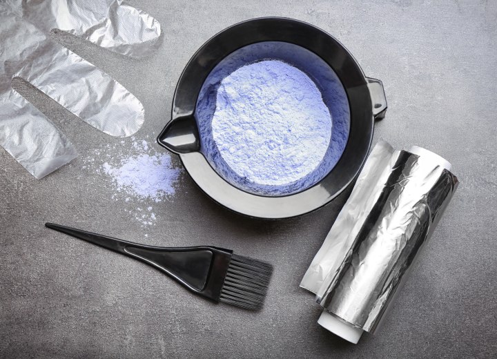 Hair tinting foil and products