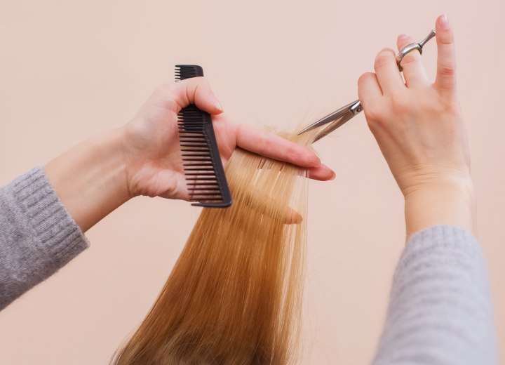 High elevation hair cutting