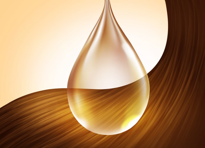 Hot oil for hair treatment