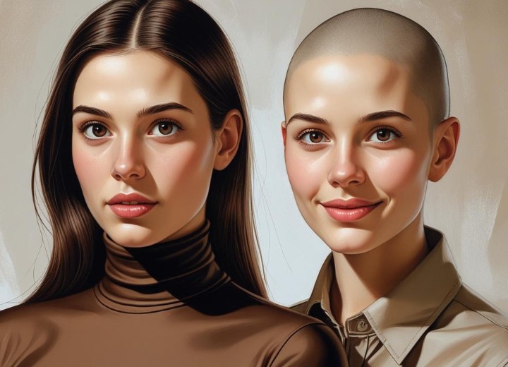 Shavee - Girl who is shaving her head bald to raise money