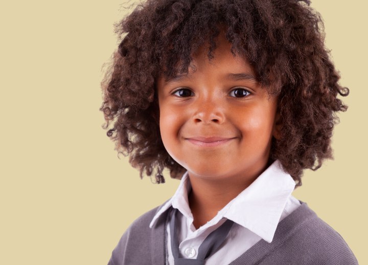 Afro hair for boys