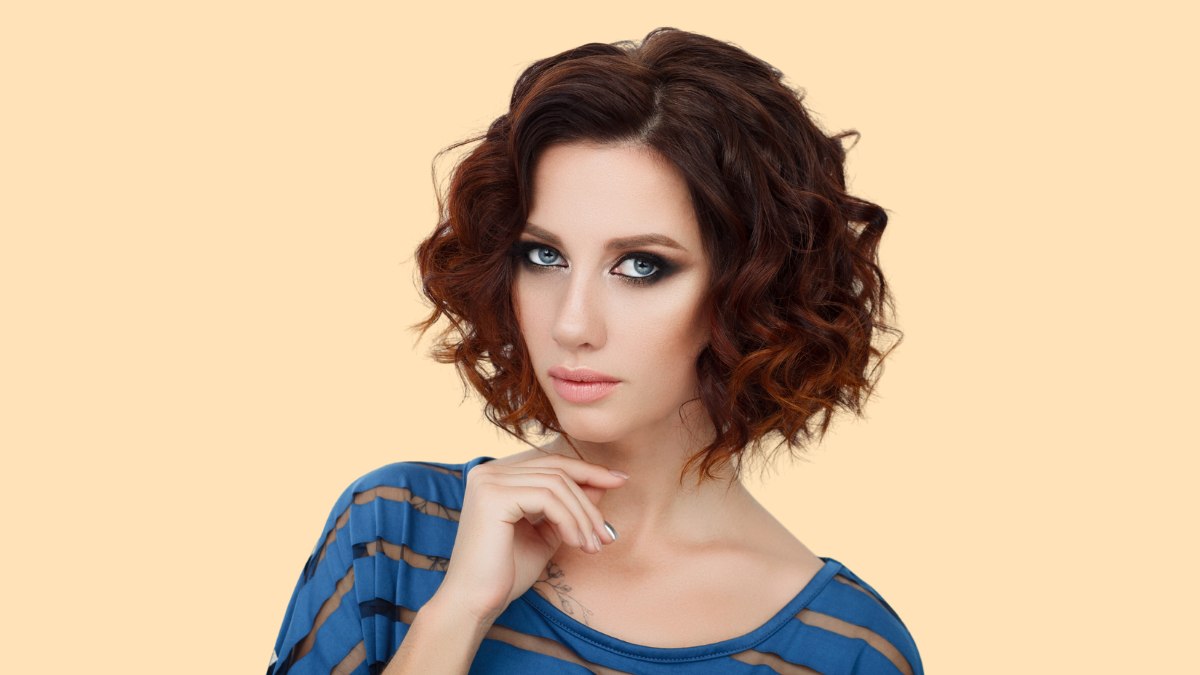 Fullness For Curly Hair With An A Line Cut Stacked Bob Or Wedge Cut