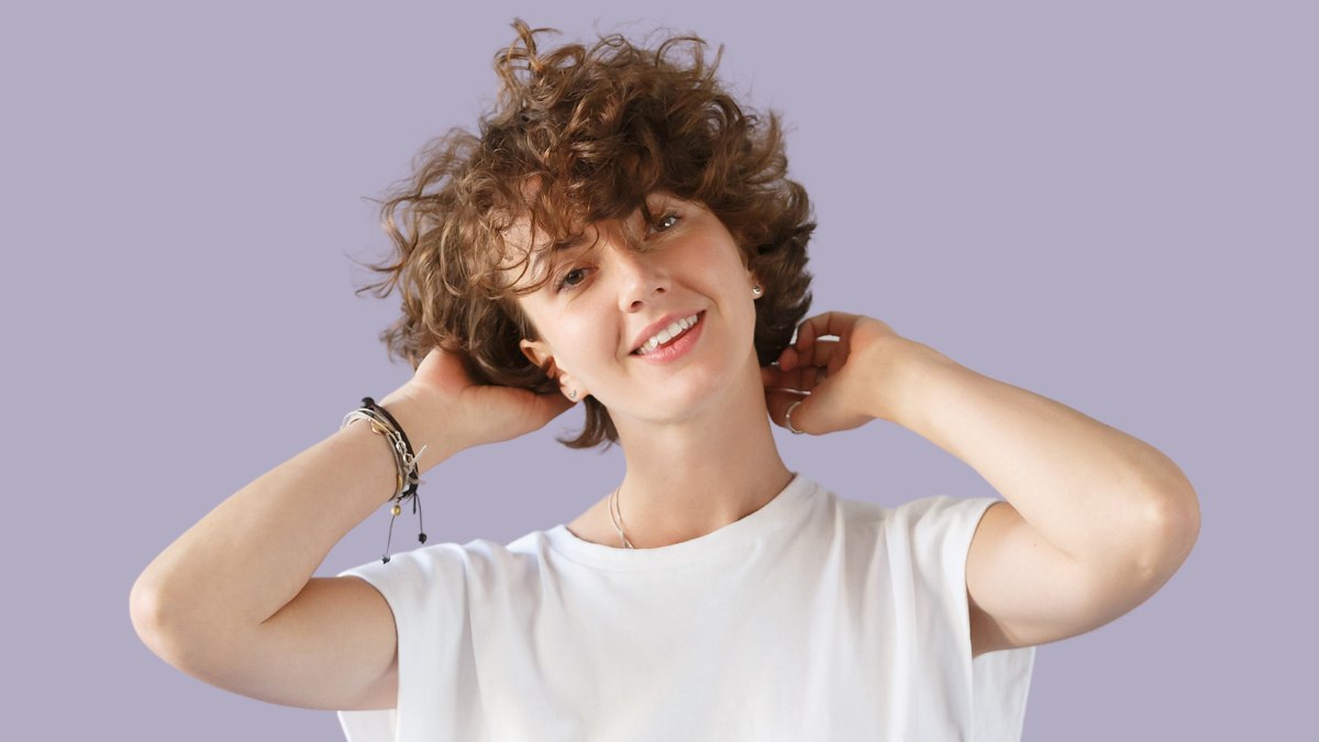 Bangs and fringed styles for curly hair