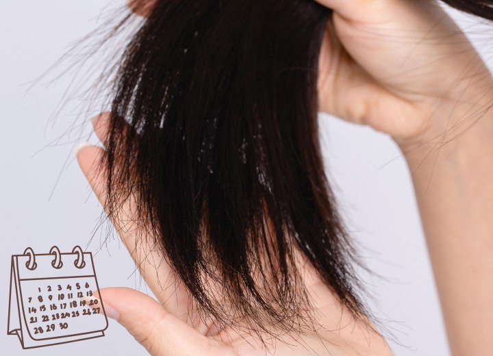 Hair that gets damaged over time