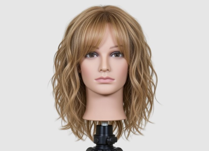 Long Meg Ryan-inspired hairstyle with layers