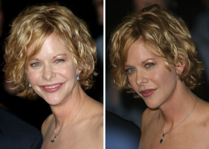 Meg Ryan's just out of be look hair