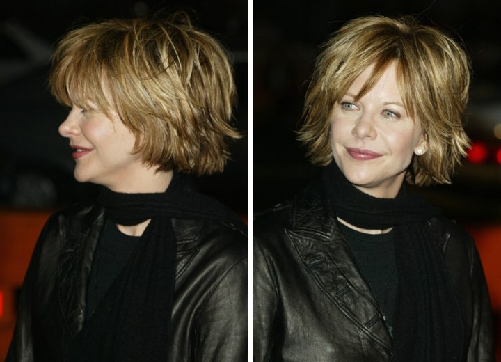 Meg Ryan's bed head look