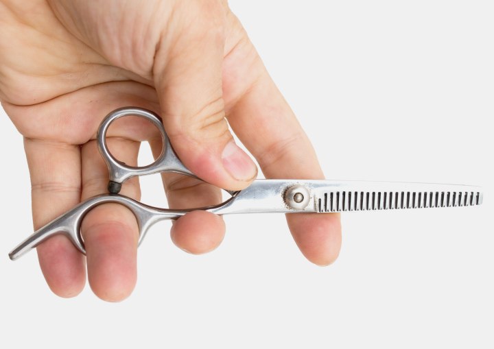 Thinning shears for hair