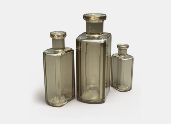 Vintage hair products bottles