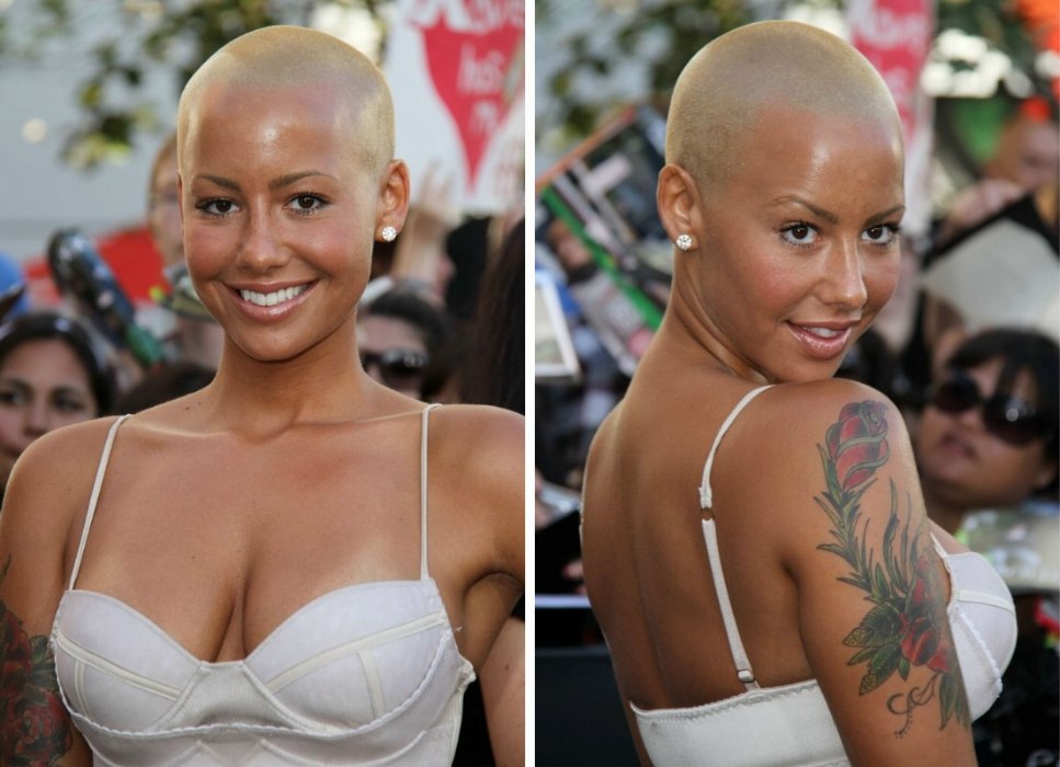 Why Amber Rose is bald | Making a fashion statement with a shaved head