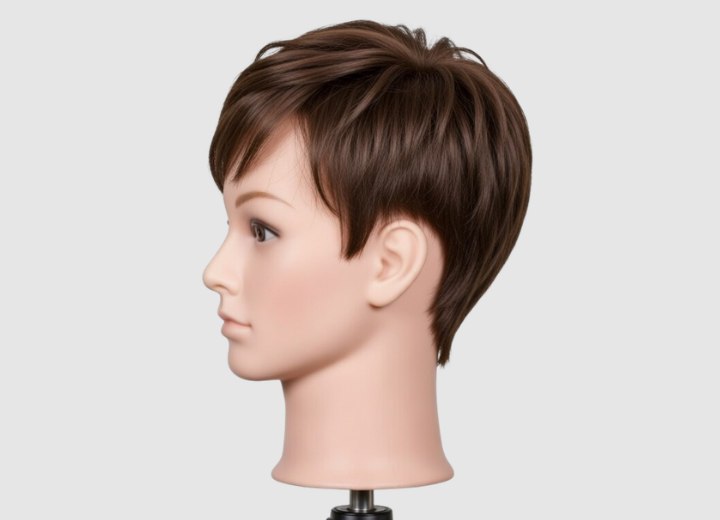 Anne Hathaway's short hair