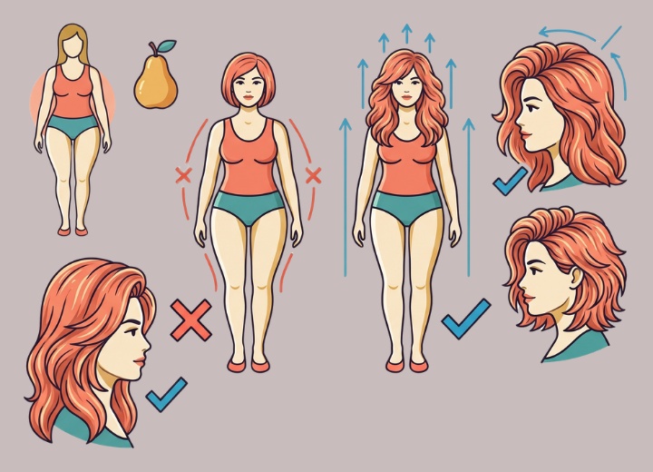 Hair for big girls who are pears