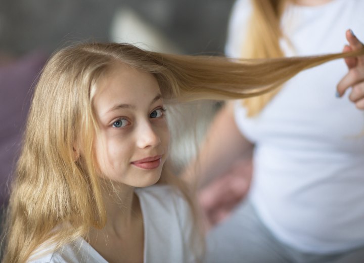 A child's hair