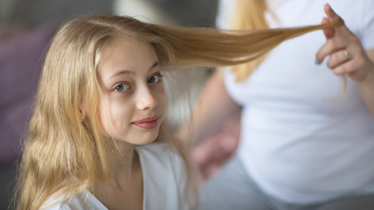 Straighten a child's hair permanently | Permanent hair straightening for  children