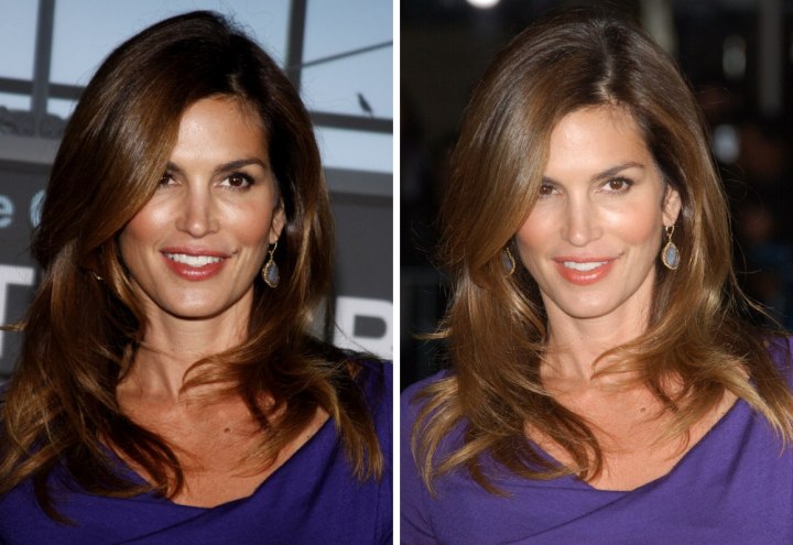 Cindy Crawford hair color