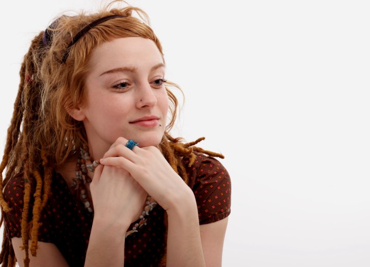 Girl with dread locks