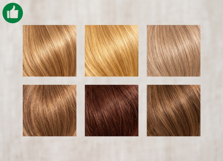 Flattering hair colors when you have a reddish face
