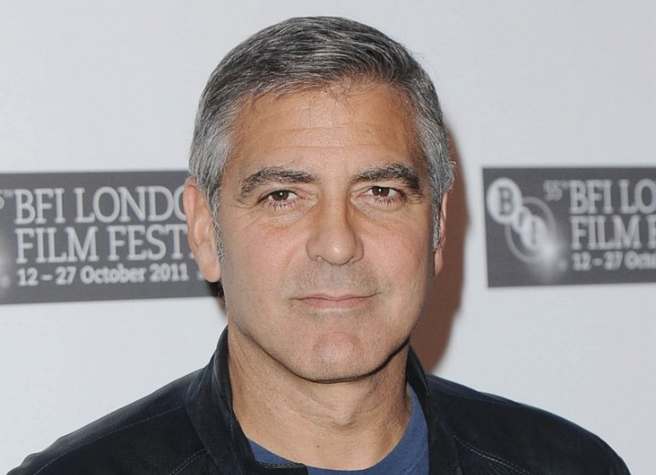 George Clooney hair