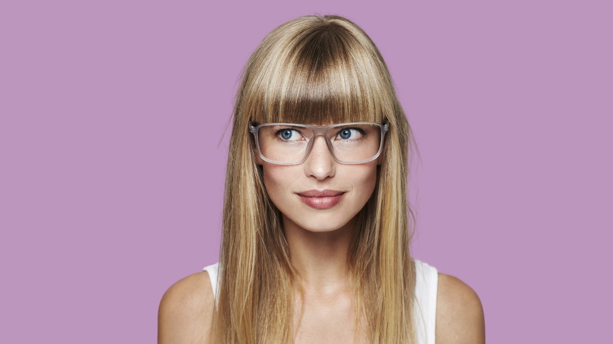 Bangs with glasses online