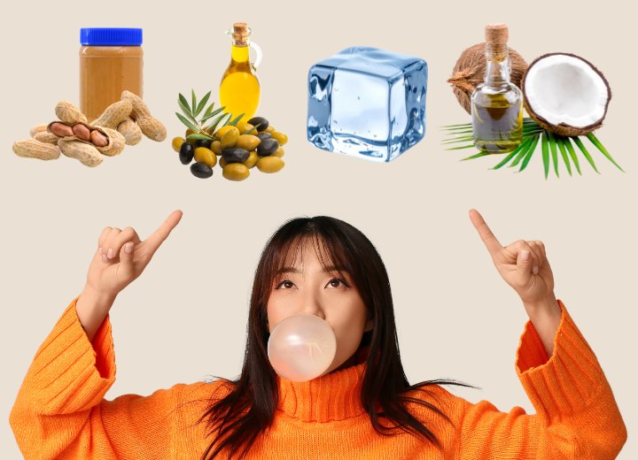Home remedies to remove bubble gum from hair