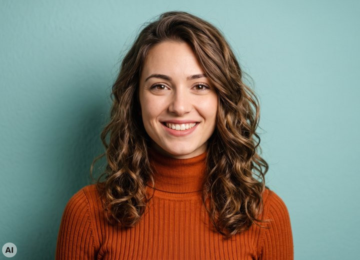 Hairstyle for a woman who has big ears