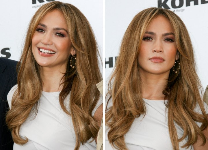 Jennifer Lopez hair color