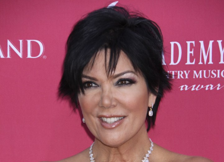 Kris Kardashian-Jenner hairstyle